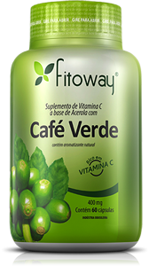 CAFÉ VERDE 300mg + ACEROLA 400mg Fitoway