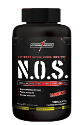 NOS 3000 mg - Arginine - 160 tabs Integralmédica Darkness