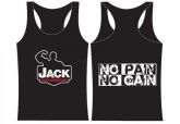 Regata Feminina JACK SUPLEMENTOS NO PAIN NO GAIN