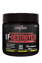 F-DESTROYER FRUTAS VERMELHAS 200G Integralmédica Darkness