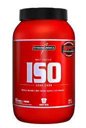 ISO WHEY ZEROCARB 907G MORANGO COM BANANA Integralmédica