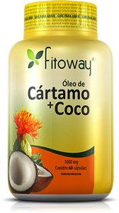 Óleo de Cártamo + Coco 1000MG Fitoway